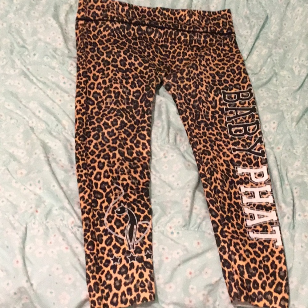 Baby Phat cheetah pants woman’s size L